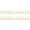 Czech Seed Bead / Pony Beads 6/0 Opaque White Shades