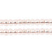 Czech Seed Bead / Pony Beads 6/0 Silver Lined Pink Shades