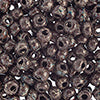 Czech Seed Beads 2/0 Opaque Black/Multi Shades