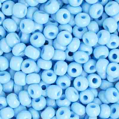 Czech Seed Beads 2/0 Opaque Blue Shades
