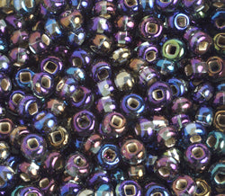 Czech Seed Beads 2/0 Color Lined Black/White/Mixed Shades