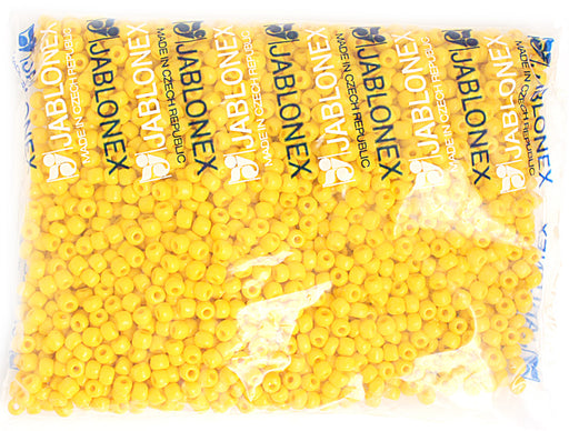 Czech Seed Beads 2/0 Opaque Yellow/Orange Shades