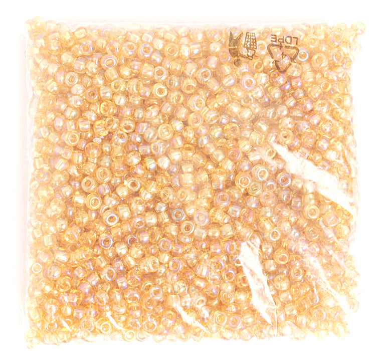 Czech Seed Beads 2/0 Transparent Brown Shades