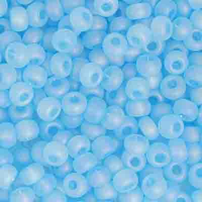Czech Seed Beads 2/0 Transparent Blue Shades