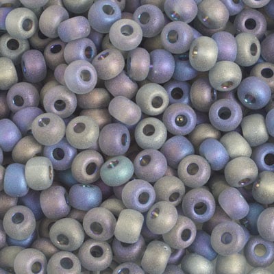 Czech Seed Beads 2/0 Transparent/Grey Shades
