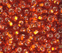 Czech Seed Beads 2/0 Color Lined Yellow/Orange Shades