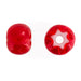 Czech Seed Beads 32/0 Cornelian White Star