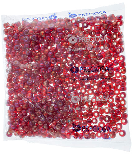 Czech Seed Beads 32/0 Silver Lined Transparent 