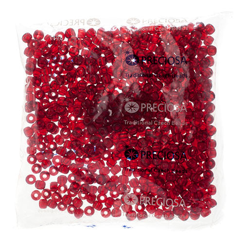Czech Seed Beads 32/0 Transparent Red