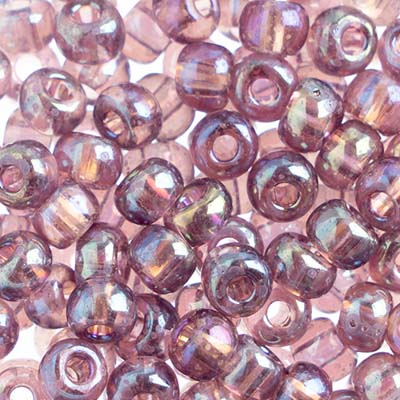 Czech Seed Beads 32/0 Transparent Rainbow