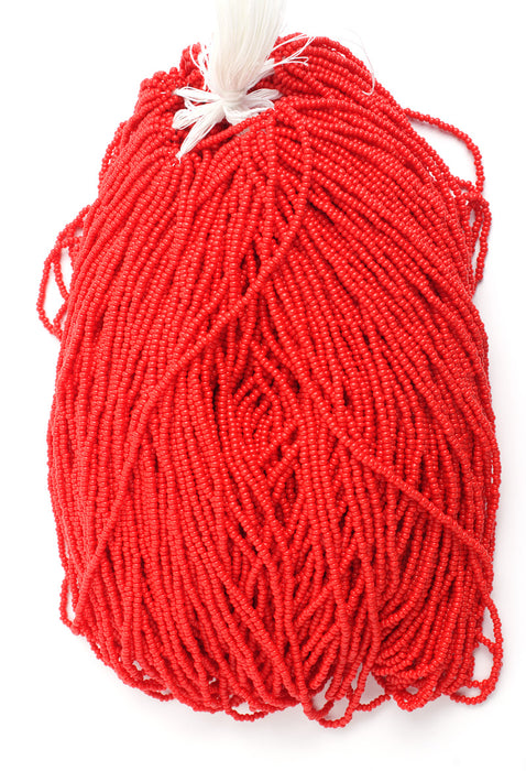 Czech Seed Beads 11/0 Opaque - Red/Orange Shades