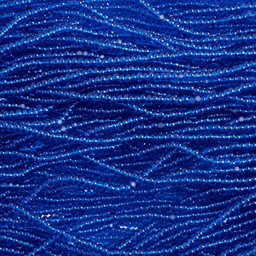 Czech Seed Beads 13/0 Cut Transparent Strung