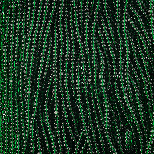 Czech Seed Beads 11/0 Cut Transparent Strung