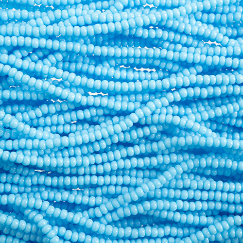 Czech Seed Beads 13/0 Opaque Strung