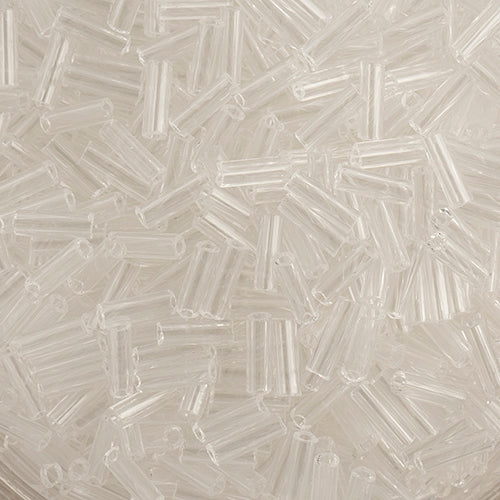 Czech Bugles Transparent Crystal