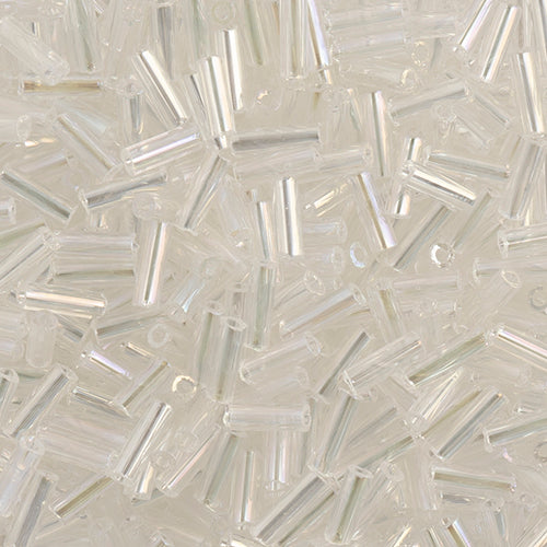 Czech Bugles Transparent Crystal