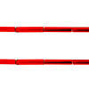 Czech Bugles Silver Lined Light Red