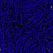 Czech Twisted Bugles Silver Lined Royal Blue