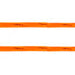 Czech Twisted Bugles Silver Lined Orange