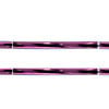 Czech Twisted Bugles Silver Lined Purple