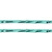 Czech Twisted Long Bugles 15mm Silver Lined Turquoise Green