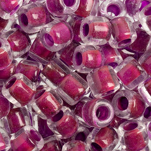 Czech Rola Beads Transparent Crystal Color Lined