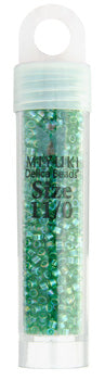 Miyuki Delica 11/0 5.2g Vials Transparent Aurora Borealis