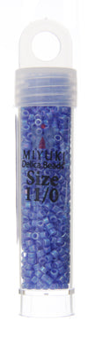 Miyuki Delica 11/0 5.2g Vials Opaque Aurora Borealis