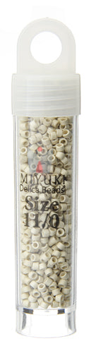 Miyuki Delica 11/0 5.2g Vials Opaque Matte Metallic