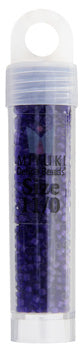 Miyuki Delica 11/0 5.2g Vials Transparent Matte Dyed
