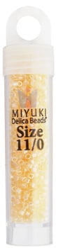 Miyuki Delica 11/0 5.2g Vials Transparent Luster
