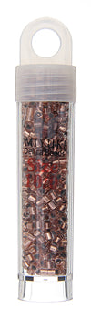 Miyuki Delica 10/0 5.2g Vial Copper Crystal Lined
