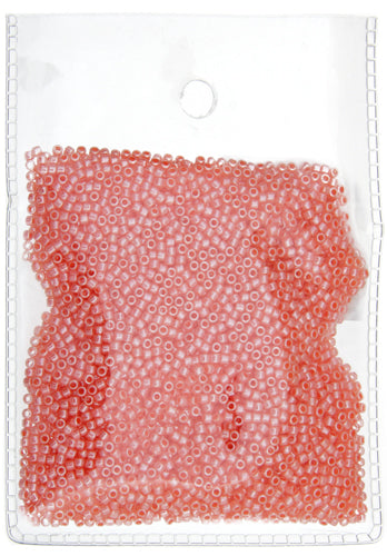 Miyuki Delica 10/0 250g Bag Crystal Salmon Ceylon Lined Dyed