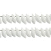 Long Magatama 4x7mm White Opaque - 22g Vial