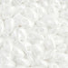 Long Magatama 4x7mm White Opaque Luster - 100g Bag