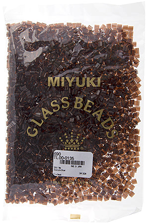 Miyuki Tila Bead 5x5mm 2-hole Transparent