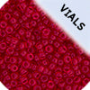 Miyuki Seed Beads Transparent Ruby - 22g Vials