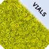 Miyuki Seed Beads Transparent Chartreuse - 22g Vials