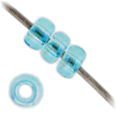 Miyuki Seed Beads Transparent Dark Aqua AB - 22g Vials