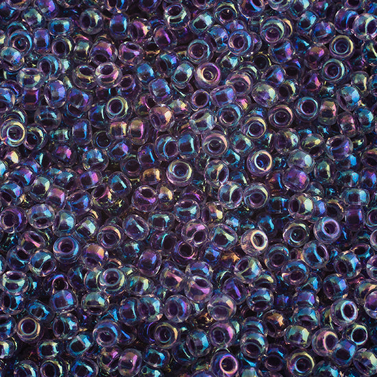 Miyuki Seed Beads Amethyst Lined Crystal AB 250g