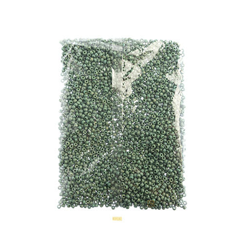 Miyuki Seed Beads Frosted Glazed/Rainbow Green Emerald Matte AB 250g
