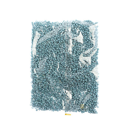 Miyuki Seed Beads Frosted Glazed/Rainbow Arctic Blue Matte AB 250g