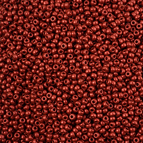 Miyuki Seed Beads Metallic Lava Red - 22g Vials