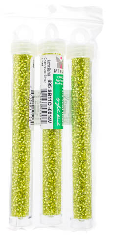 Miyuki Seed Bead 11/0 Chartreuse Silver Lined
