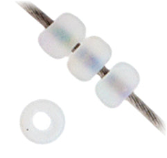 Miyuki Seed Beads Transparent Crystal AB Matte - 22g Vials