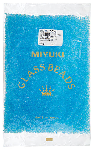 Miyuki Seed Bead 11/0 Aqua Transparent 250g