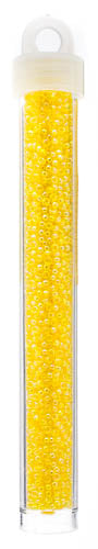 Miyuki Seed Bead 11/0 Yellow Transparent AB - 22g Vials