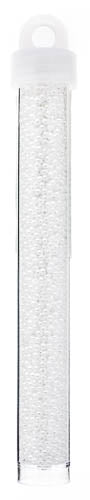 Miyuki Seed Beads White Pearl Opaque Luster - 22g Vials