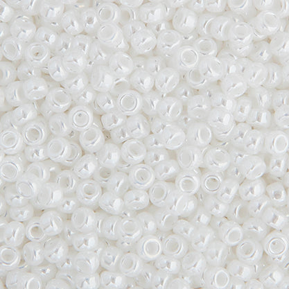 Miyuki Seed Beads White Pearl Opaque Luster 250g