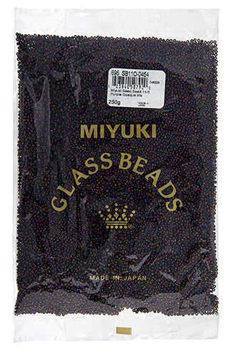 Miyuki Seed Bead 11/0 Purple Opaque Iris 250g